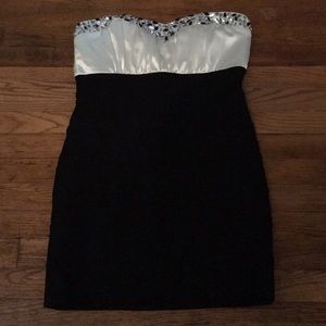 Black and white dress